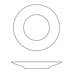 J.L Coquet, Hémisphère Tundra Fall, 29cm plate