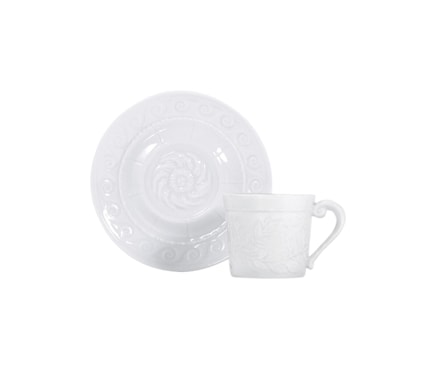 Bernardaud, Louvre, Espresso cup and saucer