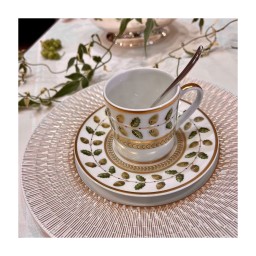 Bernardaud, Constance, Espresso cup and saucer