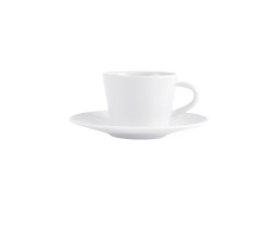 Bernardaud, Twist White, Espresso cup and saucer