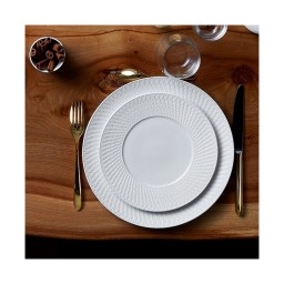 Bernardaud, Twist White, Espresso cup and saucer