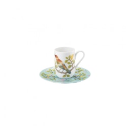Raynaud, Paradis, Gift box 2 sets espresso (white cups and turquoise saucers)
