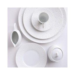 Bernardaud, Ecume White, Espresso cup and saucer