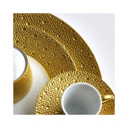 Bernardaud, Ecume Gold, Espresso cup and saucer