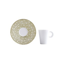 Bernardaud, Ecume Mordoré, Espresso cup and saucer