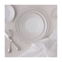 Bernardaud, Ecume Perle, Espresso cup and saucer