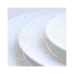 Bernardaud, Ecume Perle, Espresso cup and saucer