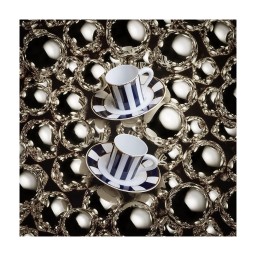 Bernardaud, Galerie Royale Night Blue, Espresso cup and saucer