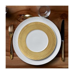 Bernardaud, Twist Gold, Espresso cup and saucer