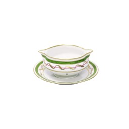 Haviland, Vieux Paris vert, Sauce boat