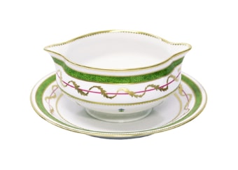 Haviland, Vieux Paris vert, Sauce boat