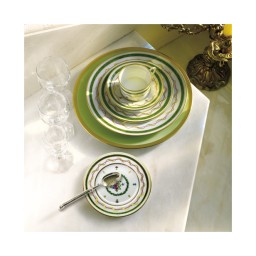Haviland, Vieux Paris vert, Teacup and saucer