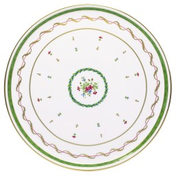 Haviland, Vieux Paris vert, Tart platter