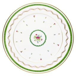 Haviland, Vieux Paris vert, Flat dish
