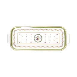Haviland, Vieux Paris vert, Oblong cake platter