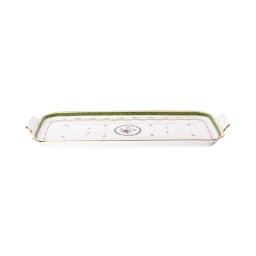 Haviland, Vieux Paris vert, Oblong cake platter