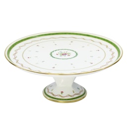 Haviland, Vieux Paris vert, Footed cake platter