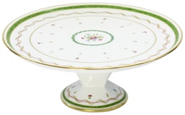 Haviland, Vieux Paris vert, Footed cake platter