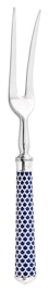 Ercuis, Arts decoratifs coupole navy blue, Carving fork