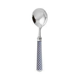 Ercuis, Arts decoratifs coupole navy blue, Bouillon spoon