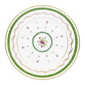 Haviland, Vieux Paris vert, Dinner plate