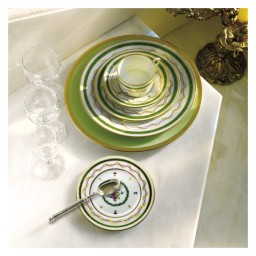 Haviland, Vieux Paris vert, Dinner plate