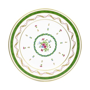 Haviland, Vieux Paris vert, Dessert plate