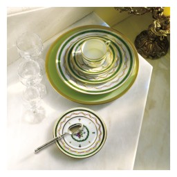 Haviland, Vieux Paris vert, Salad plate