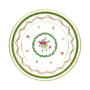 Haviland, Vieux Paris vert, Bread and butter plate