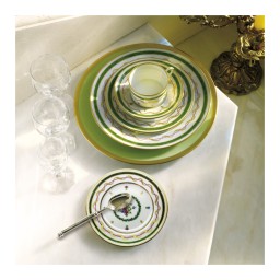 Haviland, Vieux Paris vert, Bread and butter plate
