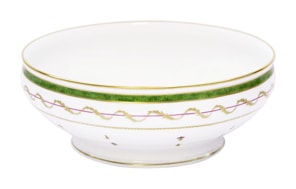 Haviland, Vieux Paris vert, Salad bowl