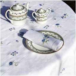 Valombreuse, Bleuet, Tablecloth, rectangular