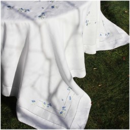 Valombreuse, Bleuet, Tablecloth, rectangular