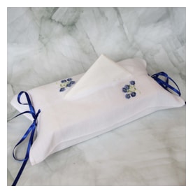 Valombreuse, Bleuet, Rectangular tissue box cover