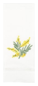 Valombreuse, Mimosa table linen, Guest Towel