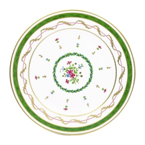 Haviland, Vieux Paris vert, Set of 2 dessert plates