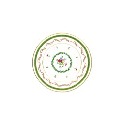 Haviland, Vieux Paris vert, Set of 2 bread and butter plates