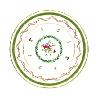 Haviland, Vieux Paris vert, Set of 2 bread and butter plates