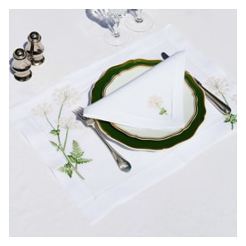 Valombreuse, Angélique table linen, Placemat and napkin set