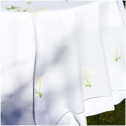 Valombreuse, Angélique table linen, Tablecloth, rectangular