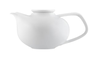 Fürstenberg, Fluen white, Teapot with tea strainer, small