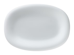 Fürstenberg, Fluen white, Oval platter, medium