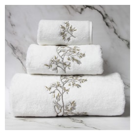 Valombreuse, Nagoya bath linen, Guest towel, gold and silver