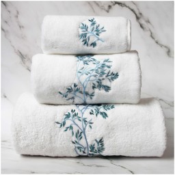 Valombreuse, Nagoya bath linen, Shower sheet, blue