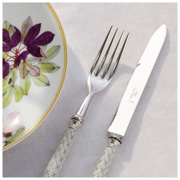 Alain Saint-Joanis, Croisette White, silver plated, Dessert knife
