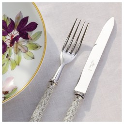 Alain Saint-Joanis, Croisette White, silver plated, Dessert spoon