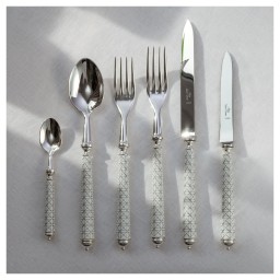 Alain Saint-Joanis, Croisette White, silver plated, Tea spoon