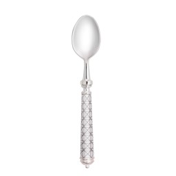 Alain Saint-Joanis, Croisette White, silver plated, Moka spoon