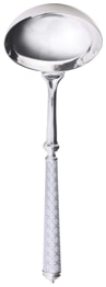Alain Saint-Joanis, Croisette White, silver plated, Soup ladle
