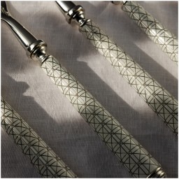 Alain Saint-Joanis, Croisette White, silver plated, Moka spoon